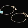 Action Bracelets plaqués or avec pierre précieuse* Montres Et Bijoux