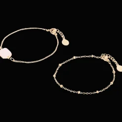 Action Bracelets plaqués or avec pierre précieuse* Montres Et Bijoux