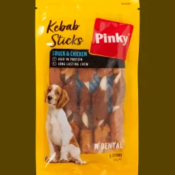 Action Bâtonnets à mâcher kebab pour chien Pinky* Chien|Alimentation