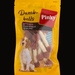 Action Bâtonnets à mâcher pour chien Pinky Duck Dumbbells* Chien|Alimentation