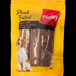 Action Bâtonnets à mâcher pour chien Pinky Steak Fillets* Chien|Alimentation