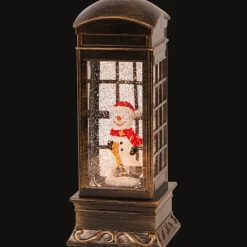 Action Cabine téléphonique de Noël* Décoration Saisonnière