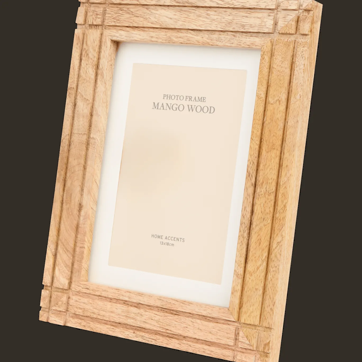 Action Cadre photo en bois de manguier Home Accents* Cadres Photo
