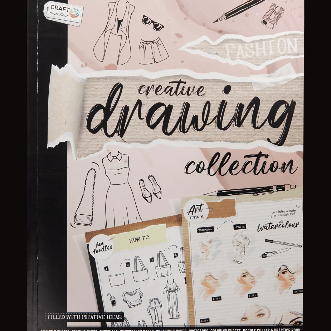 Action Cahier de dessin Grafix Creative Drawing Collection* Peindre