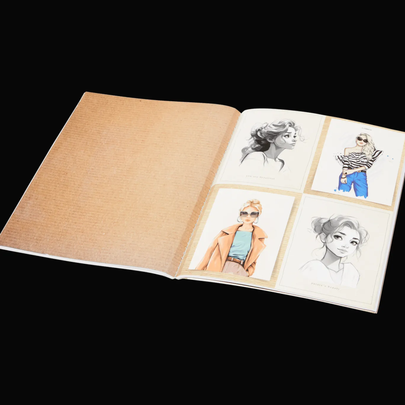 Action Cahier de dessin Grafix Creative Drawing Collection* Peindre