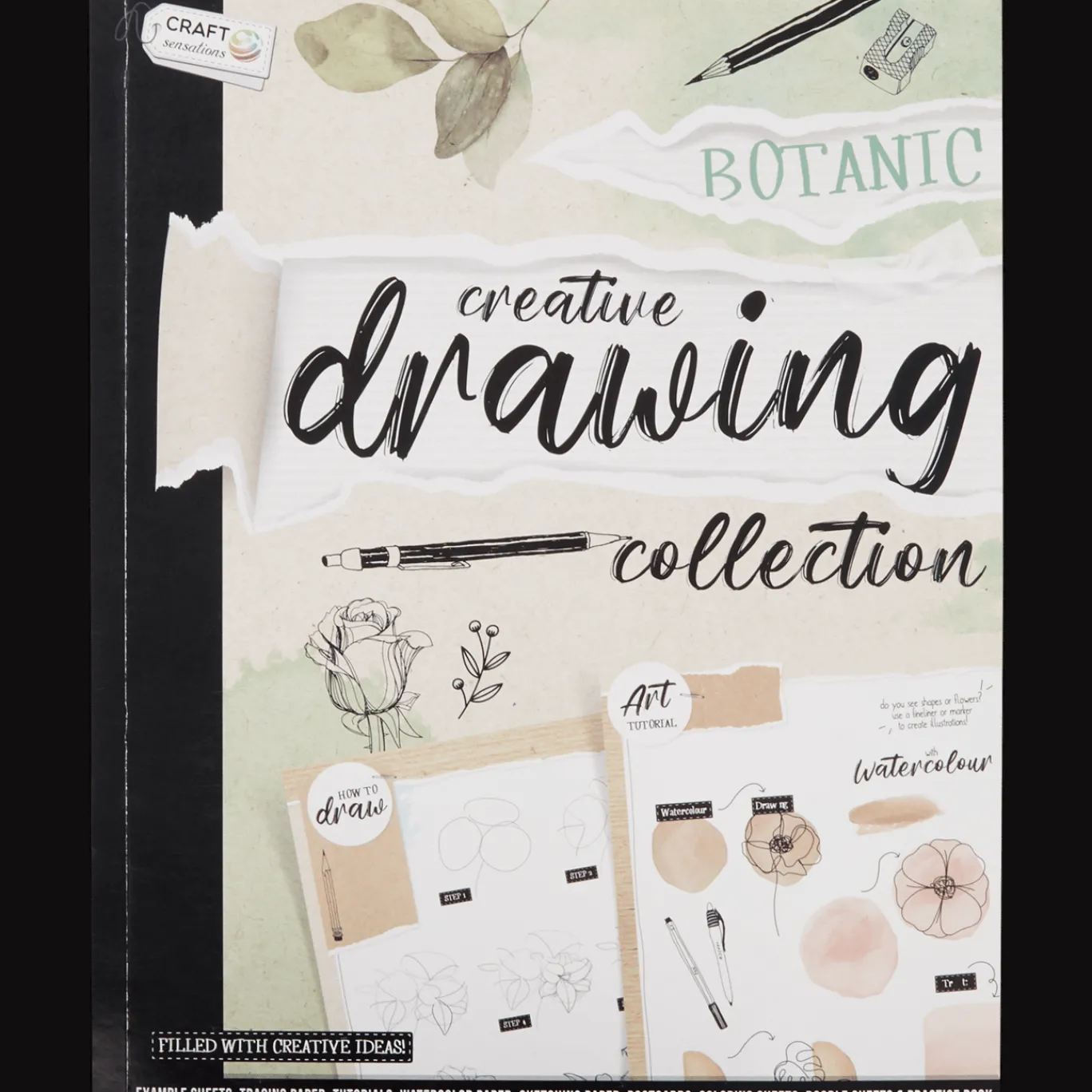 Action Cahier de dessin Grafix Creative Drawing Collection* Peindre