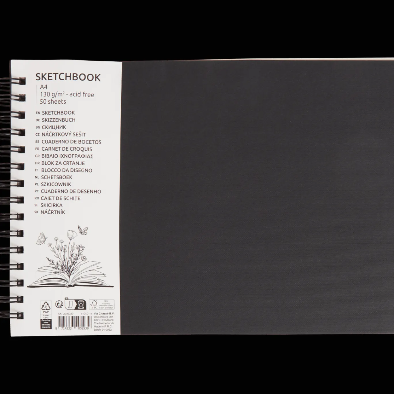 Action Carnet à croquis A4* Peindre