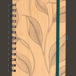 Action Carnet de notes en bambou* Papier Et Cahiers