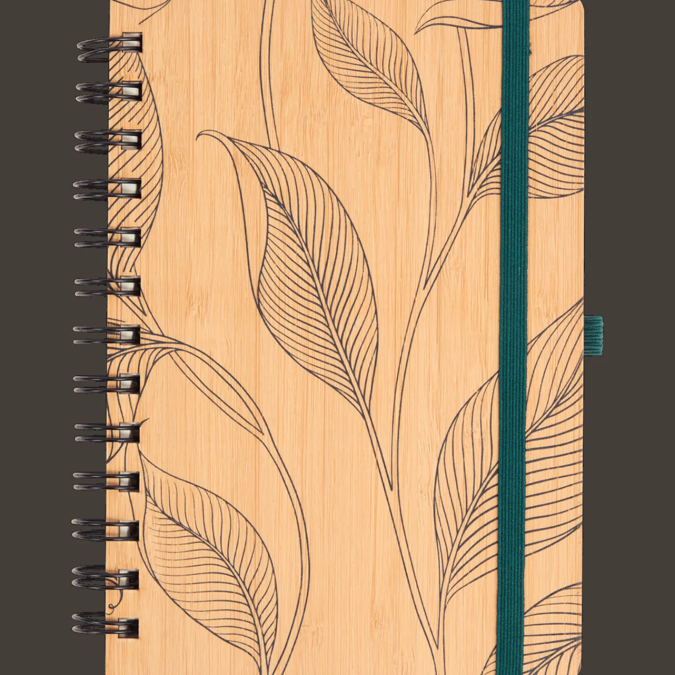 Action Carnet de notes en bambou* Papier Et Cahiers