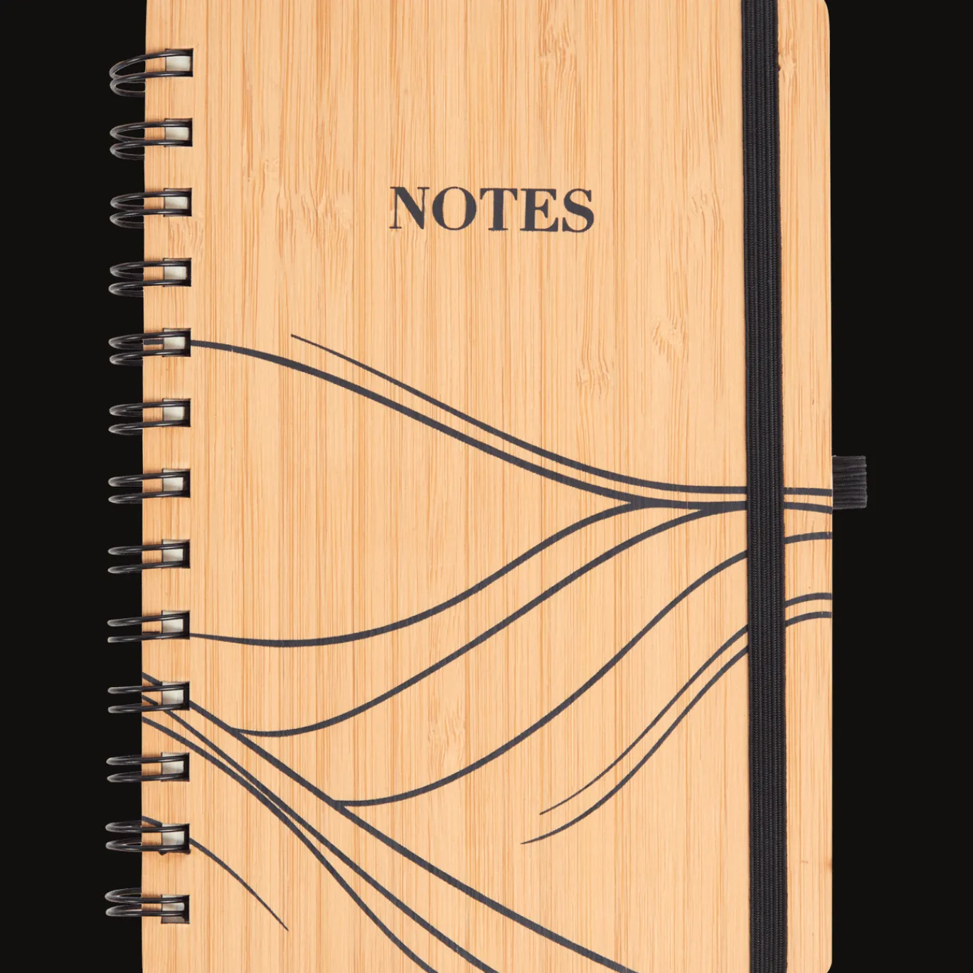 Action Carnet de notes en bambou* Papier Et Cahiers