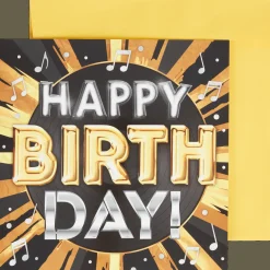 Action Carte d’anniversaire avec son et lumière* Cartes
