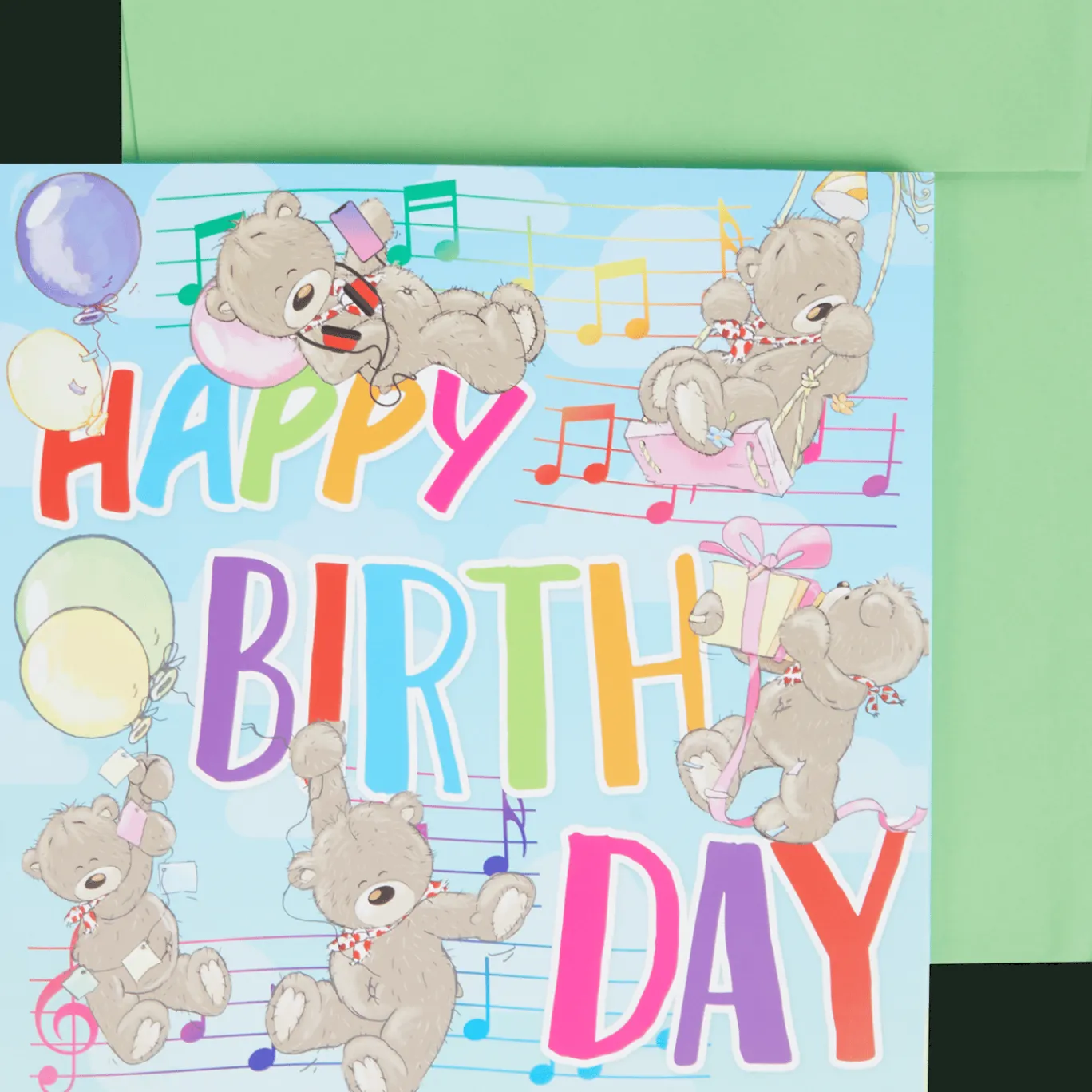 Action Carte d’anniversaire avec son et lumière* Cartes