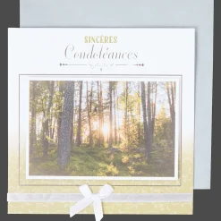 Action Carte de condoléances* Cartes