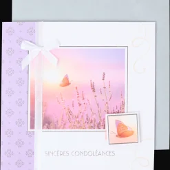 Action Carte de condoléances* Cartes