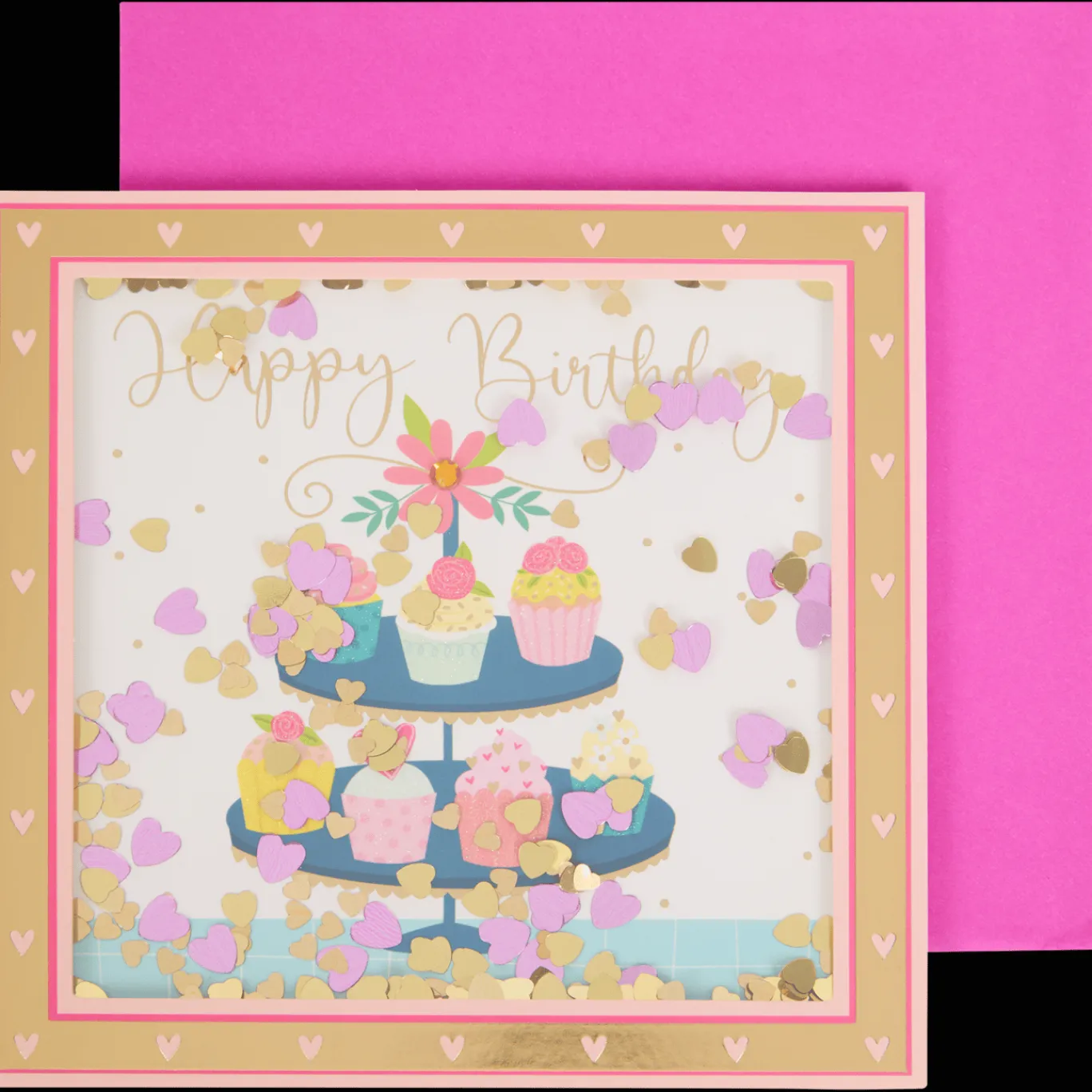 Action Carte de vœux avec confettis* Cartes