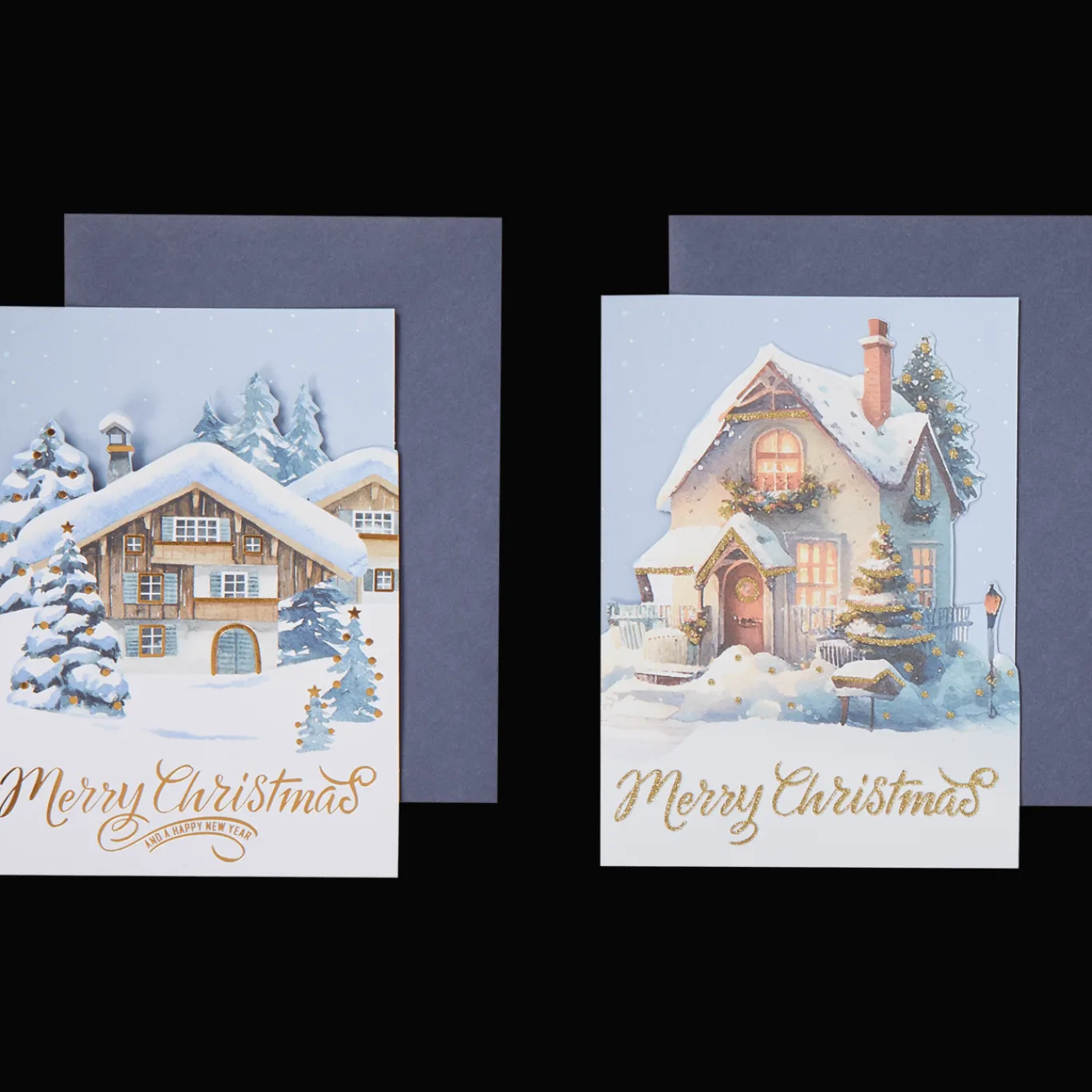 Action Cartes de vœux avec maisonnette* Cartes