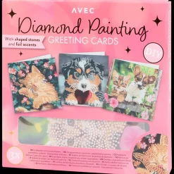 Action Cartes de vœux peinture diamant Avec* Bricolage