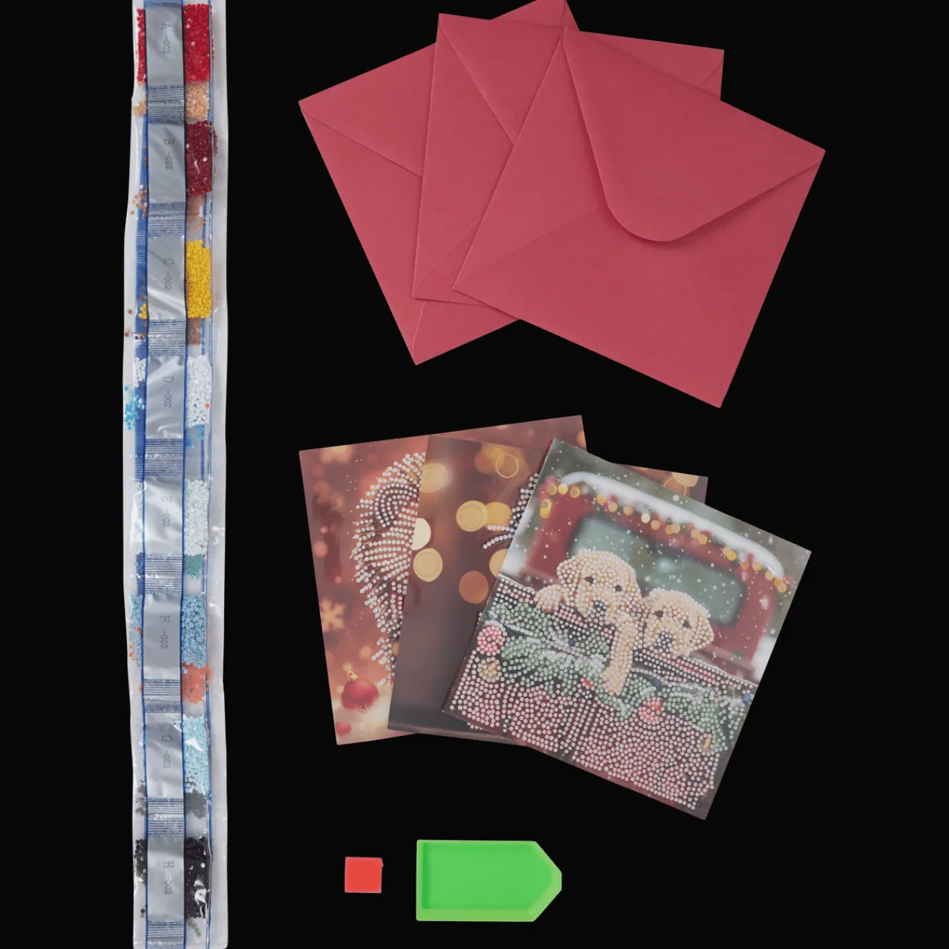 Action Cartes de vœux peinture diamant Avec* Cartes