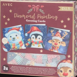 Action Cartes de vœux peinture diamant Avec* Cartes