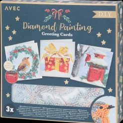 Action Cartes de vœux peinture diamant Avec* Cartes
