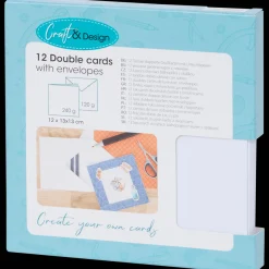 Action Cartes doubles avec enveloppes Craft & Design* Cartes