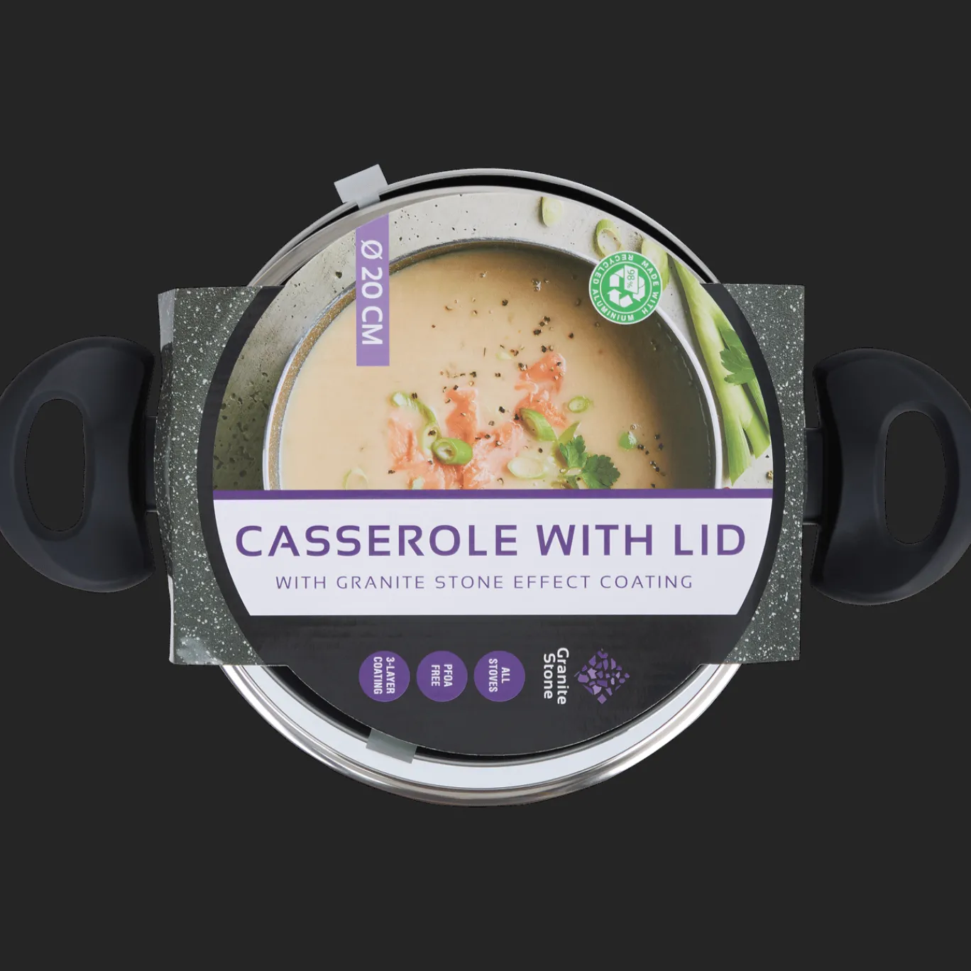 Action Casserole avec couvercle* Poêles