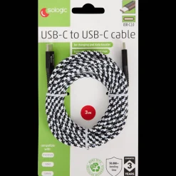 Action Câble de charge et de données Sologic USB-C à USB-C* Câbles Et Répartiteur