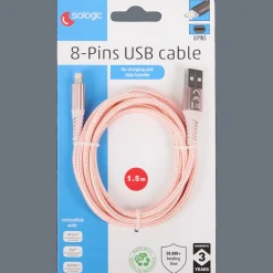 Action Câble de charge et de transfert de données Sologic 8 broches* Câbles Et Répartiteur