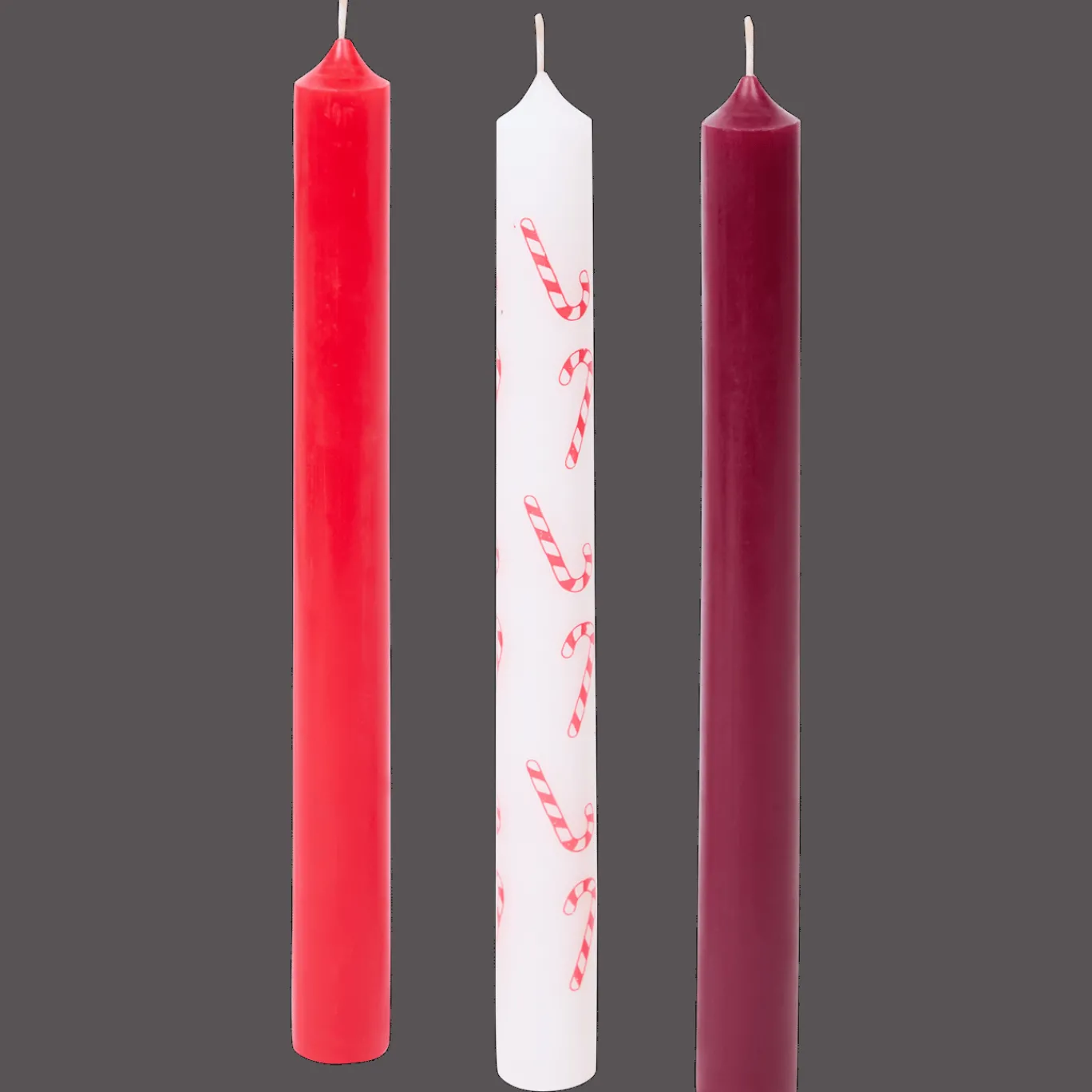 Action Chandelles avec imprimé de Noël* Bougies