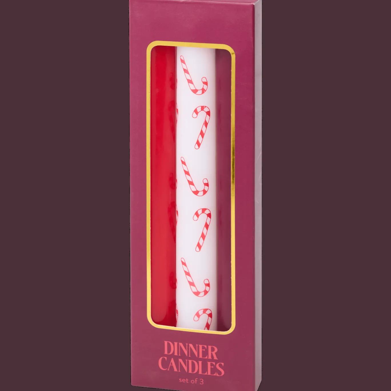 Action Chandelles avec imprimé de Noël* Bougies