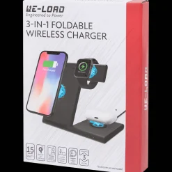 Re-load Chargeur à induction 3-en-1* Powerbanks Et Chargeurs