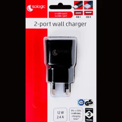 Action Chargeur secteur Sologic* Powerbanks Et Chargeurs