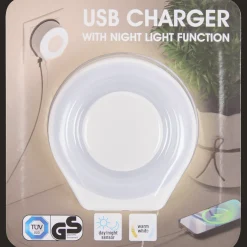 Action Chargeur USB-C avec veilleuse* Éclairage