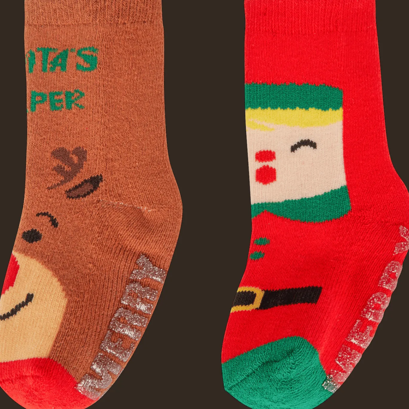 Action Chaussettes de noël pour bébé* Collants/Bas