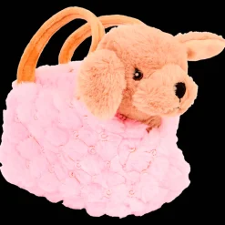 Action Chien en peluche dans sac à main* Peluches Et Poupées