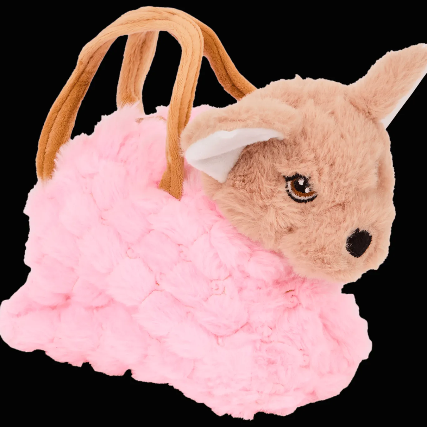 Action Chien en peluche dans sac à main* Peluches Et Poupées