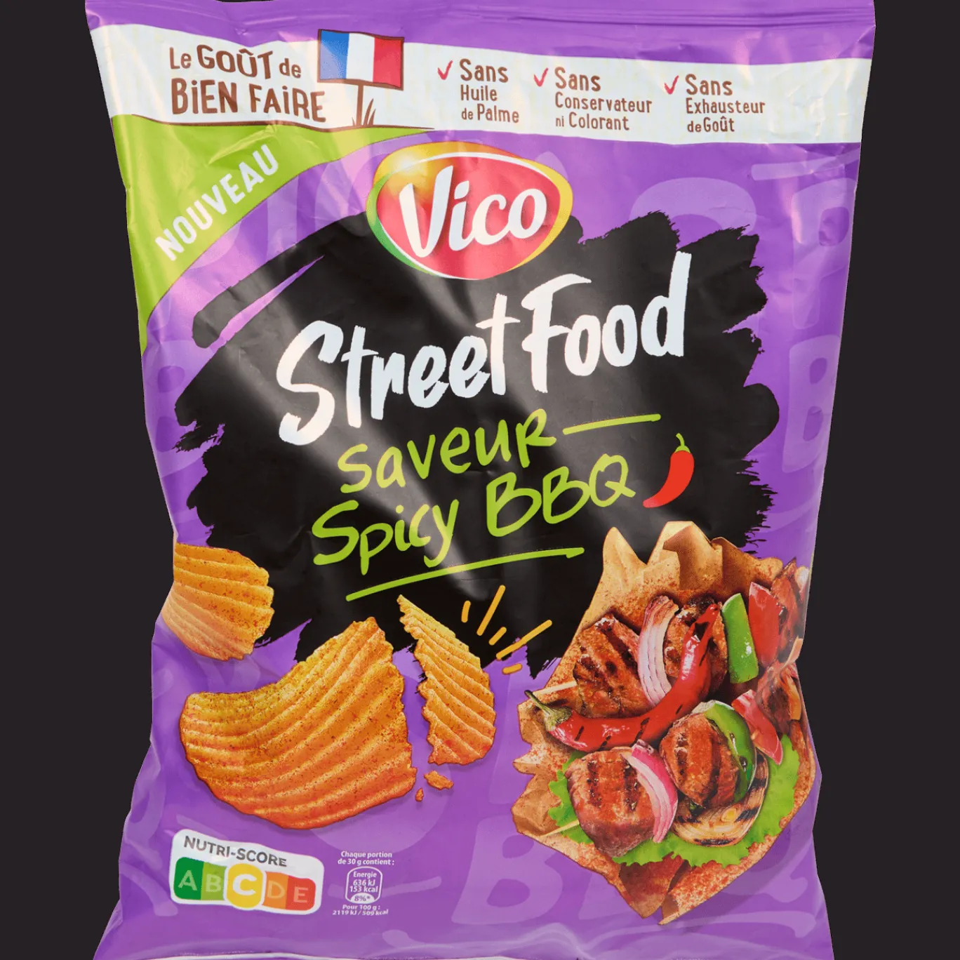 Vico Chips Street Food Spicy BBQ* Chips