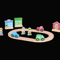 Mini Matters Circuit et petites voitures en bois* Jouets En Bois