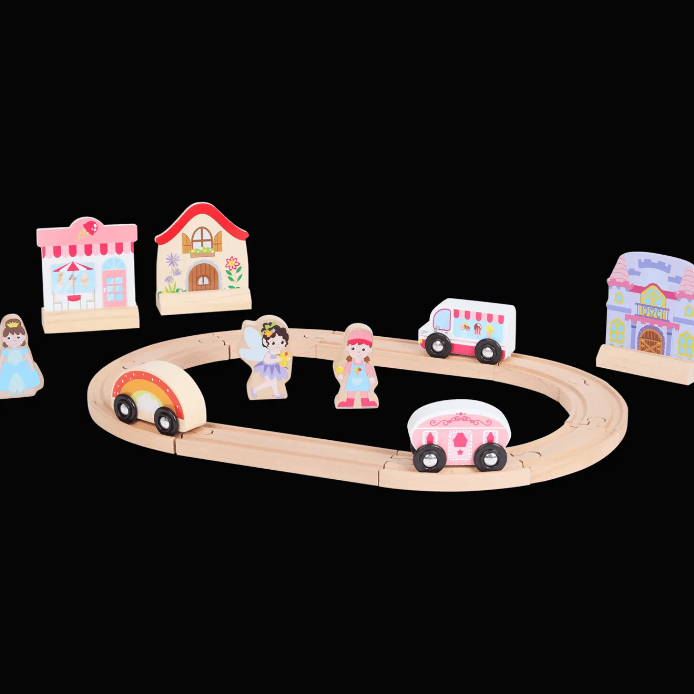 Mini Matters Circuit et petites voitures en bois* Jouets En Bois
