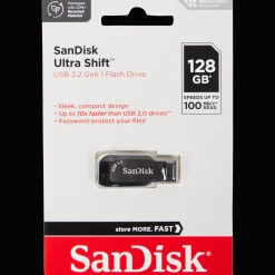 SanDisk Clé USB Ultra Shift* Cartes Mémoire