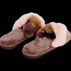 Action Claquettes en fausse fourrure* Chaussures