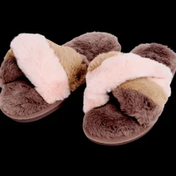 Action Claquettes en fausse fourrure* Chaussures