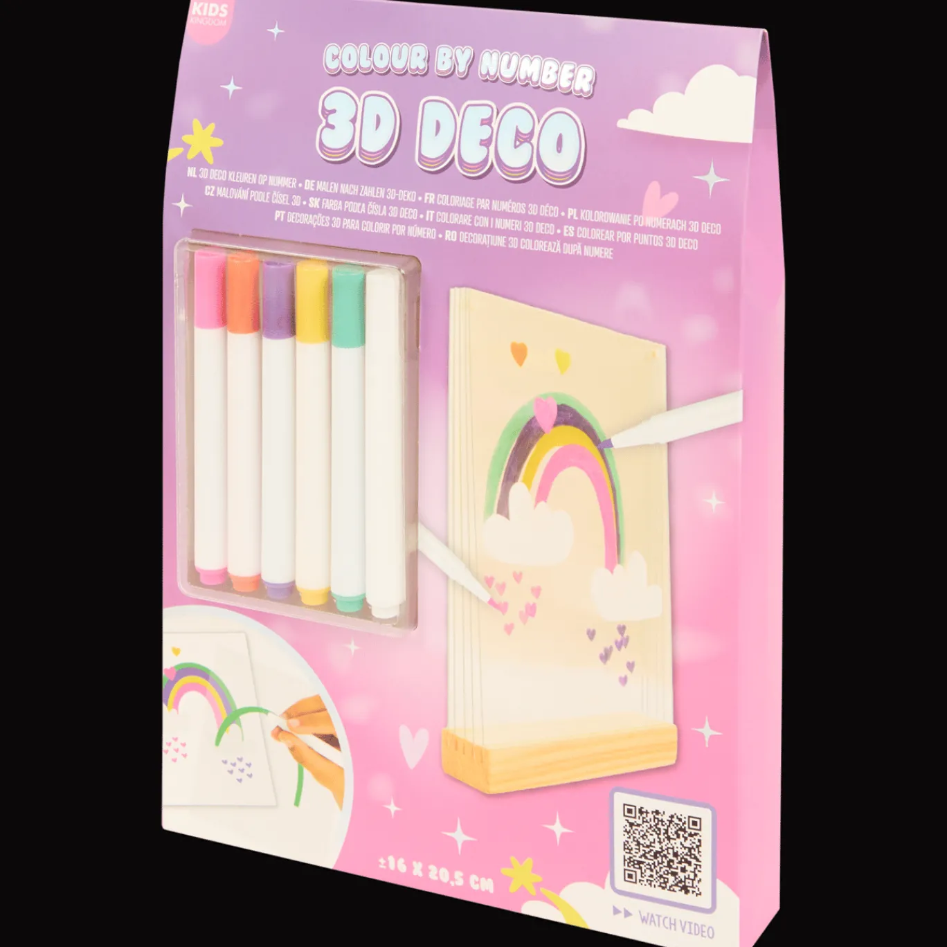 Action Coloriages 3D par numéro Kids Kingdom* Bricolage