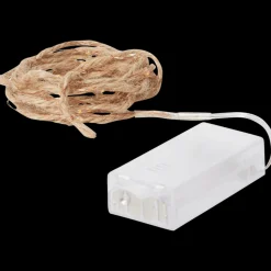 Action Corde de jute avec éclairage LED* Accessoires Pour La Maison