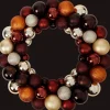 Action Couronne de boules de Noël Absolu Chic* Décoration Saisonnière