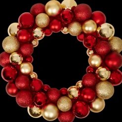 Action Couronne de boules de Noël Absolu Chic* Décoration Saisonnière