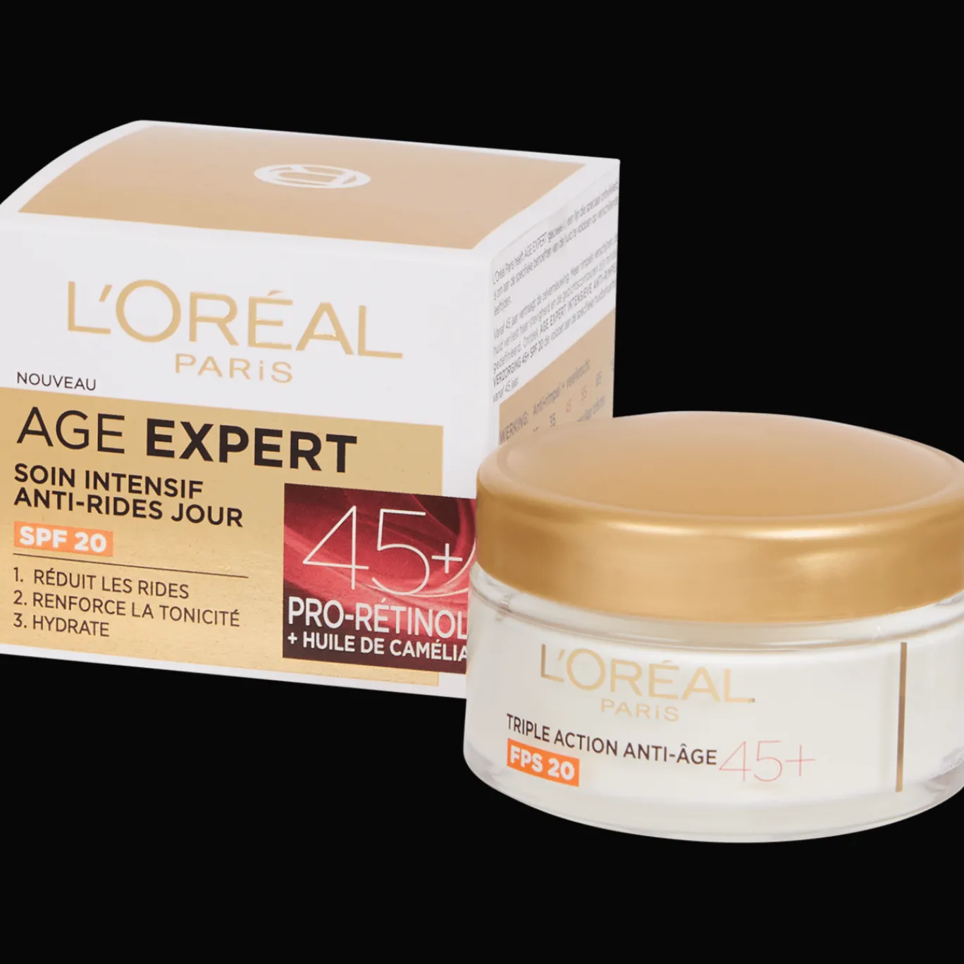 L'Oréal Crème de jour Triple Action Anti-Age Pro-Rétinol 45+* Soins Corporels