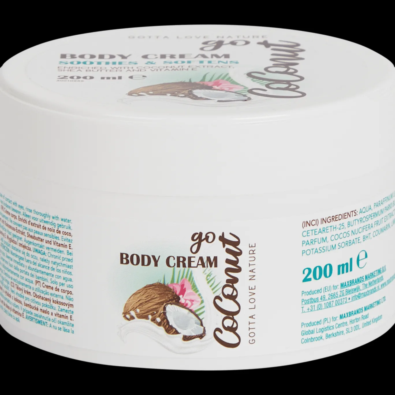 Action Crème pour le corps Coconut Care* Soins Corporels