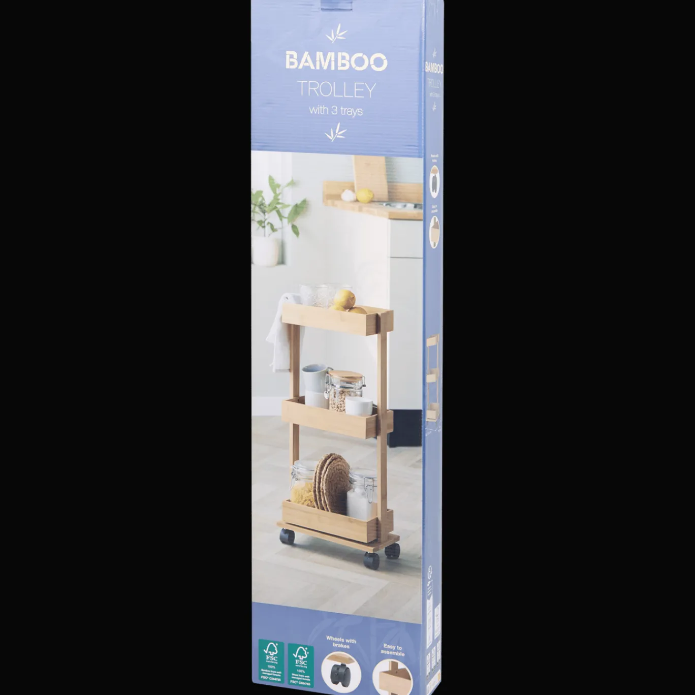 Action Desserte en bambou* Accessoires Pour La Maison