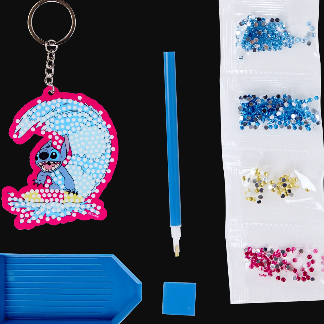 Action Diamond painting porte-clés Disney* Bricolage